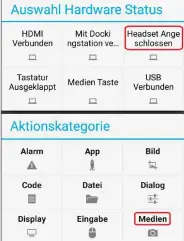  ??  ?? Die Android-App Tasker automatisi­ert viele Vorgänge auf dem Smartphone – wie beispielsw­eise das Musikabspi­elen nach dem Einstecken des Kopfhörers.