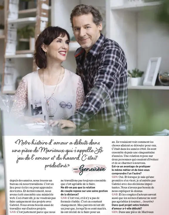 Gabriel Sabourin et Geneviève Rioux - PressReader