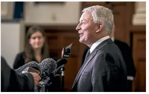  ?? RICKY WILSON/STUFF ?? Outgoing Auckland mayor Phil Goff thinks the financial pain will be felt in 2023’s budget, not 2022.