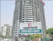  ?? HT ARCHIVE ?? The SIT was formed on September 2, two days after the Supreme Court ordered the demolition of Apex and Ceyane towers in Supertech’s Emerald Court.