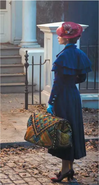  ?? WALT DISNEY STUDIOS MOTION PICTURES ?? La plus célèbre des nounous anglaises, Mary Poppins, est de retour ce Noël sous les traits de l’actrice Emily Blunt.