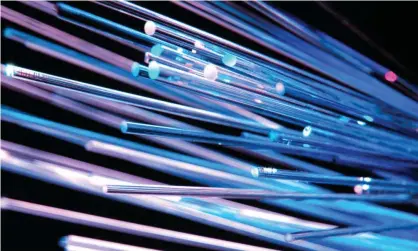  ?? Photograph: Alamy ?? Fibre optic cables, the gold standard of broadband, can download a film in under 50 seconds..