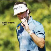  ?? — AFP — AFP ?? Bubba Watson.