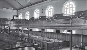  ?? LYNN CURWIN/TRURO NEWS ?? The renovation­s have been completed at First United Church. All work was done on schedule, and there was enough money left to repave part of the parking lot.