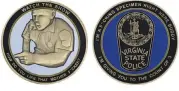  ?? LEO Challenge Coins ?? A ‘challenge coin’ that depicts a controvers­ial Virginia traffic stop. The Miami business that sells the coin received a cease-and-desist letter from the state of Virginia over the coin’s use of the state seal.