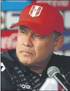  ?? ?? Juan Reynoso, selecciona­dor de Perú