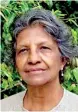  ??  ?? Emeritus Prof. Kamini Mendis