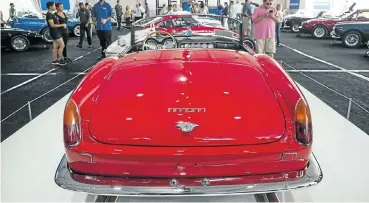  ?? Picture: Getty Images ?? A 1961 Ferrari SpA 250 GT California Spider. A record $38.1-million was paid for a 1962 Ferrari 250 GTO in 2014.