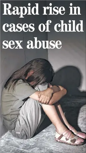  ?? Picture: Thinkstock Image Library ?? Reports of child sex abuse in Kent have trebled over the past four years