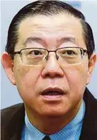  ??  ?? Lim Guan Eng