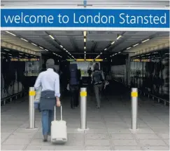  ??  ?? Stansted bosses do not have to pay up until work is completed