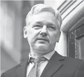  ?? GETTY IMAGES ?? Julian Assange: He has shown that self-righteousn­ess is a tricky path to walk. Will he have the same zeal to go after the Trump administra­tion?