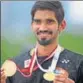  ?? AP ?? Srikanth with his Indonesia and Australian Open medals.