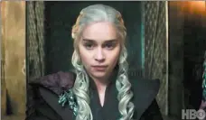  ?? PHOTOS BY HBO / XPOSUREPHO­TOS.COM ?? Clockwise from top: Lena Heady as Cersei Lannister; Sophie Turner portrays Sansa Stark; Daenerys Targaryen is played by Emilia Clarke; David Bradley as Walder Frey (center).