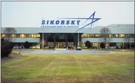  ?? Christian Abraham / Hearst Connecticu­t Media file photo ?? A view of Sikorsky Aircraft in Stratford on Jan. 3, 2020.