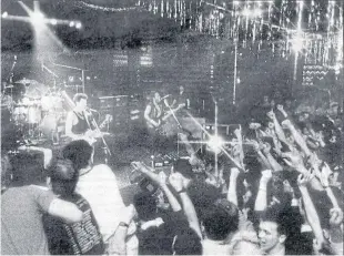  ??  ?? Big Country perform in front of 1,000 people at the Kinema Ballroom in Dunfermlin­e in 1987; the new restaurant will offer a range of cuisines.