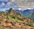  ??  ?? Machu Picchu es Patrimonio de la Humanidad.