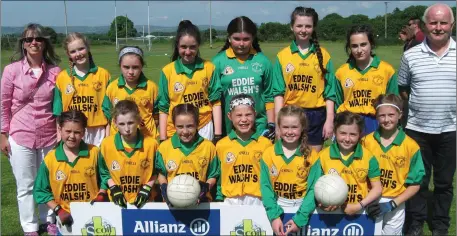  ??  ?? The Scoil Mhuire, Knocknagos­hel girls football team that was runner-up in the Allianz Cumann na mBunscol 3-Teacher Rural Schools county final recently