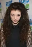  ??  ?? Lorde has a strong alto mindful of a cross between Dido and the late Divinyls frontwoman Chrissy Amphlett.