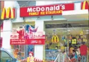  ?? MINT ?? McDonald's has reopened 13 restaurant­s in Delhi-NCR.