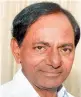  ??  ?? K. Chandrasek­har Rao