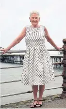  ??  ?? > Pat Stewart returned to Blackpool Promenade in May 2016