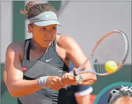  ??  ?? Tennis star Naomi Osaka and gymnast Simone Biles (inset) have recently nade their mental-health struggles public