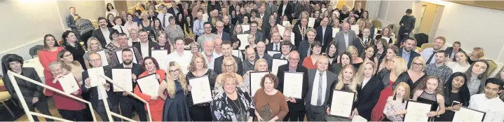  ??  ?? The 2017 Rossendale Business Awards finalists