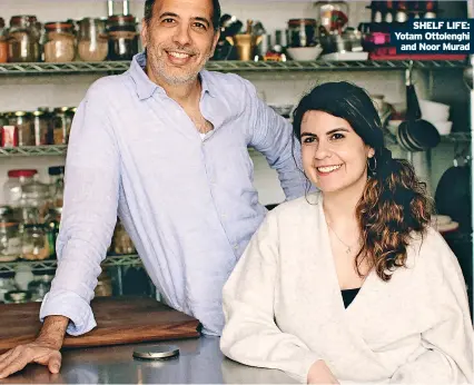  ?? ?? SHELF LIFE: Yotam Ottolenghi and Noor Murad