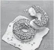  ?? DUNKIN' DONUTS ?? For the love of all that is hole-y: The Dunkin’ Donuts shamrock sprinkle doughnut.