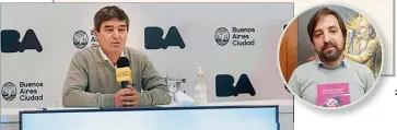  ??  ?? CERCA. Los nombres de Quirós y Kreplak sonaron hasta último momento como posibles candidatos, pero seguirán en sus cargos ejecutivos.