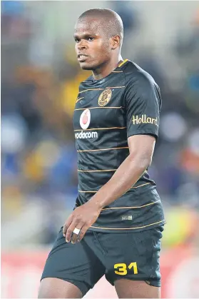  ?? Picture: Backpagepi­x ?? MOTIVATING FORCE. Willard Katsande has called on his Kaizer Chiefs team-mates to right their wrongs from the past against Platinum Stars today.