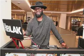  ?? Astrid Stawiarz/TNS ?? Johnathan Sinclair, aka DJ Jon Blak, became the Jets stadium DJ in 2017 after the Jets hired him to curate pregame warmups and in-game music during games at MetLife Stadium. In 2019, Sinclair became the Jets’ DJ during practices after the team reached out.