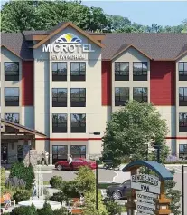  ?? MICROTEL INN & SUITES BY WyNDHAM ?? The Microtel Inn &amp; Suites by Wyndham Mont Tremblant is expected to open in December.