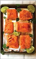  ?? COURTESY OF LYNDA BALSLEV ?? This Thai-inspired marinated salmon dish is easy and quick to put together.