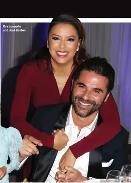  ??  ?? Eva Longoria and José Bastón