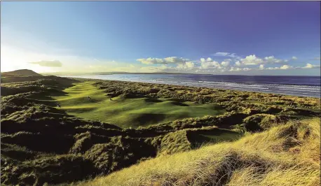  ??  ?? The golf course in Enniscrone is a major tourist amenity.