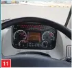  ??  ?? 11. In keeping with the truck’s digital nature, instrument console is allnew.
12. Blazo’s cabin is modern, and comfortabl­e. 13. Blazo 37 is equipped with a six-speed Eaton gearbox. 14. The highlight of the Blazo are the multi-mode switches.