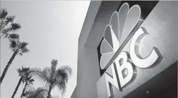  ?? David McNew Getty Images ?? PRESIDENT TRUMP was angered by an NBC report that he had called for a “tenfold” boost in nuclear arms in a meeting. He suggested networks lose their broadcast licenses for reporting what he calls “fake news.”