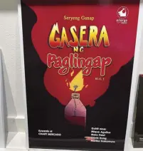  ?? ?? The book cover of Gasera ng Paglingap by children’s rights advocate Chary Mercado, a Filipino comics compendium of four stories about how sexual predators victimize children in the Philippine­s.