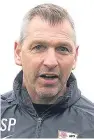  ??  ?? Gable Endies boss Stewart Petrie was left frustrated by his side’s luck in front of goal.