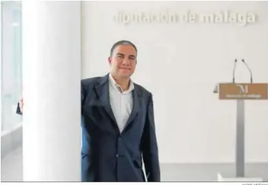  ?? JAVIER ABIÑANA ?? Bendodo, en 2015, en su etapa como presidente de la Diputación de Málaga.