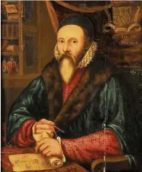  ?? Picture courtesy of Wellcomb Library/ The Public Catalogue Foundation ?? Medieval magician John Dee.