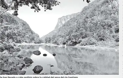  ?? AGUSTÍN DEL CASTILLO ?? Se han llevado a cabo análisis sobre la calidad del agua del río Santiago