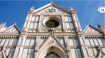  ?? La facciata della basilica di Santa Croce a
Firenze. ??