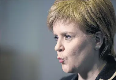  ?? Photograph: Jamie Simpson ?? First Minister Nicola Sturgeon says Theresa May has shown no sign of taking Scotland’s position seriously