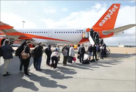  ?? Picture: Gareth Fuller/pa Wire. ?? Easyjet saw total revenue increase by 524% to £1.5 billion.
