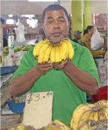  ?? ?? Suva Municipal Market vendor Pita Baleca.