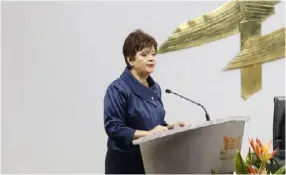  ?? GUSTAVO ORTEGA ?? Eugenia Zamora, magistrada presidenta del TSE, denunció ataques contra la institució­n y los magistrado­s.