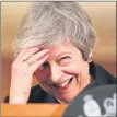  ??  ?? Theresa May can at least have a laugh after a torrid day on Thursday